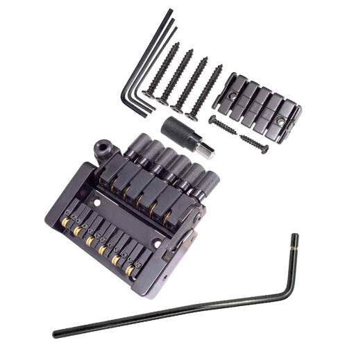 Guitar Tremolo Bridge Tailpiece Roller Saddle Headless Parts Accessory 1
