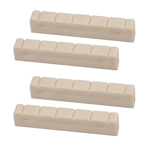 4 Pieces Classical Classic Guitar Nuts string Slotted Guitar Parts 2
