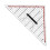Multifunction Triangular Ruler Scribing Triangle Rulers Tools 45/90 de 1