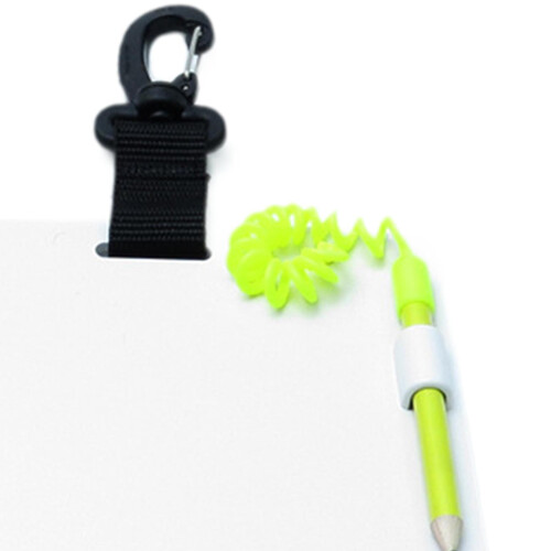 Underwater Writing Slate with Clip and Pencil Diving Tools Handwriting 2