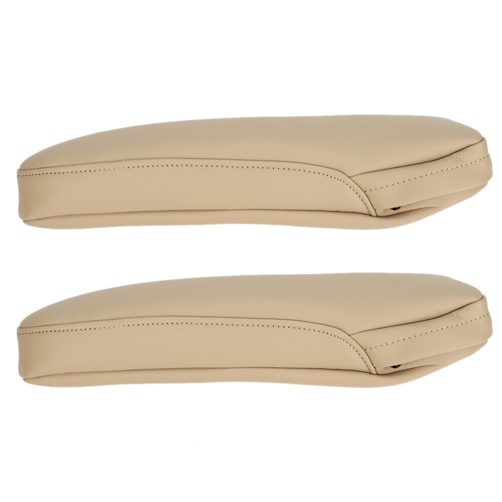 Microfiber Leather Armrest Cover Replacement, Leather Arm Rest Cover 4 Vehicle Interior W/ Exquisite Workmanship, Wear Resistant Scratch Resistant 9139052830608
