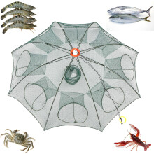 Automatic Fishing Bait Trap With Quick Set-Up, 10 Holes 10 Sides Design For Unmatched Versatility, Easy To Use And Portable For Your Next Fishing Expe