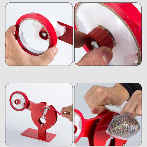 Packaging Bag Tying Machine Compact Tape Bag Sealer for Fruit Home Veg 2