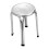 Stackable Stool Stainless Steel Sturdy Round Stool for Garden Outdoor 1