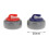 8Pcs Tabletop Curling Game Pucks Traveling Party Shuffleboard Rollers 2