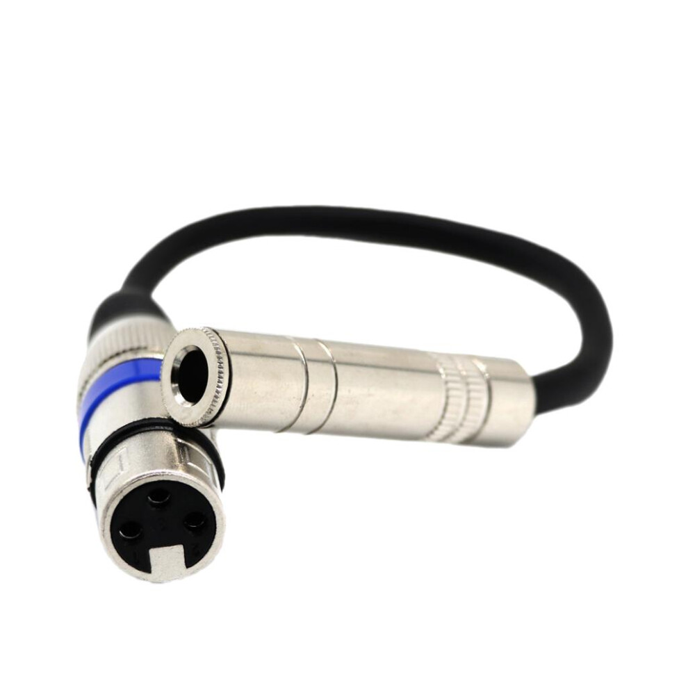 3Pin Xlr Female To 6.35Mm 1/4" Stereo Female Jack Cable 644132836160