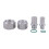 Rear AC Elimination Kit Stable Air Conditioning Block Off Kit for Dodg 2