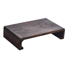 Wooden Low Stool Versatile Bed Table Small Ottoman for Household Desk