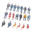 20pcs  1:30 Painted Model Passengers People Figures Train Diorama 1