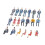 20pcs  1:30 Painted Model Passengers People Figures Train Diorama 3