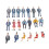 20pcs  1:30 Painted Model Passengers People Figures Train Diorama 2