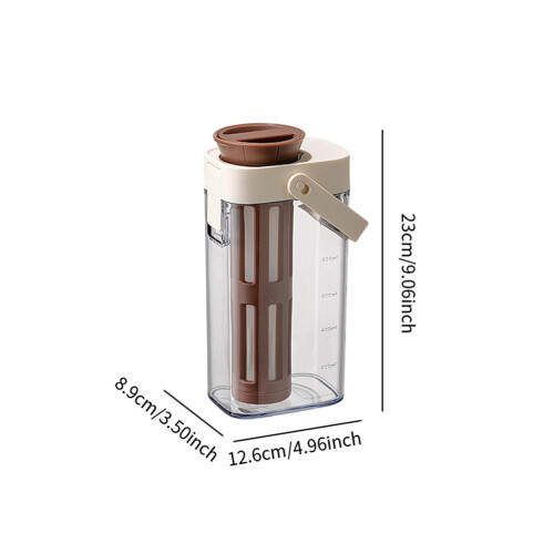 Cold Brew Coffee Maker Teapot Ice Brew Bottle for Fruit Drinks Milk Be 1