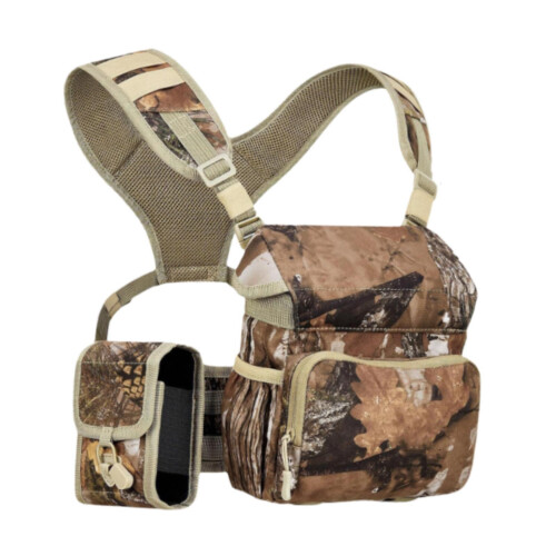 Binocular Harness Chest Pack Large Nylon for Birdwatching Backpacking
