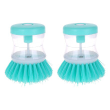 Perie de spălare hidraulică din plastic pentru peri durabili de lungă durată, design modern care îmbunătățește viața mai ușoară (2 buc)