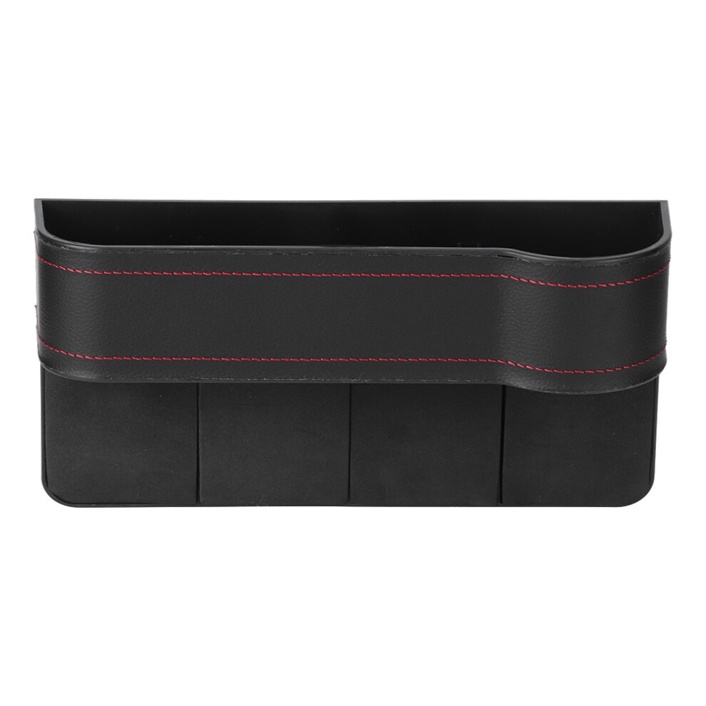 Car Accessory Organizer 4 Front Seat, Mobile Phones Storage W/ Beverages Cup Holder, Durable Abs Plastic Build, Multi Compartment Gap Filler 4 Keys 9139052830905
