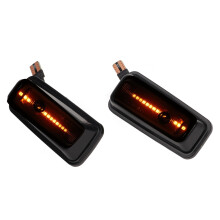 LED-Seitenmarkierungsleuchten-Set 4G-Klasse W463W461, gelbe + rote LED-Seitenmarkierungsleuchte mit getönter Linse, wasserdichte