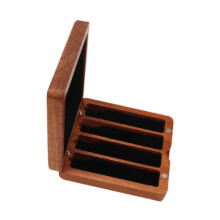 Clarinet Reeds Box Portable Container Wood Reeds Box for Travel Home O