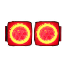 LED-achterlichtenset voor aanhangers, multifunctioneel, waterdicht, remlicht en richtingaanwijzer voor campers, boten en vrachtwagens, lange