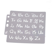 'Painting stencil letters crafting reusable plastic templates for homeschooling handmade course training'