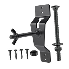Generic Spare Tire Holder Mount Black Wall Mount for Van Garages Semis