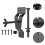 Generic Spare Tire Holder Mount Black Wall Mount for Van Garages Semis 3