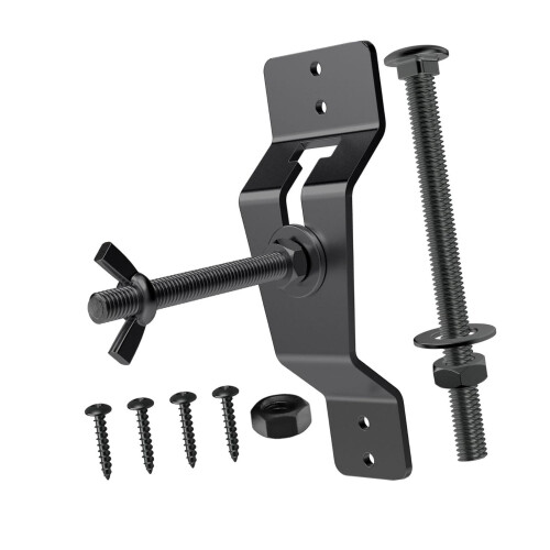 Generic Spare Tire Holder Mount Black Wall Mount for Van Garages Semis 1