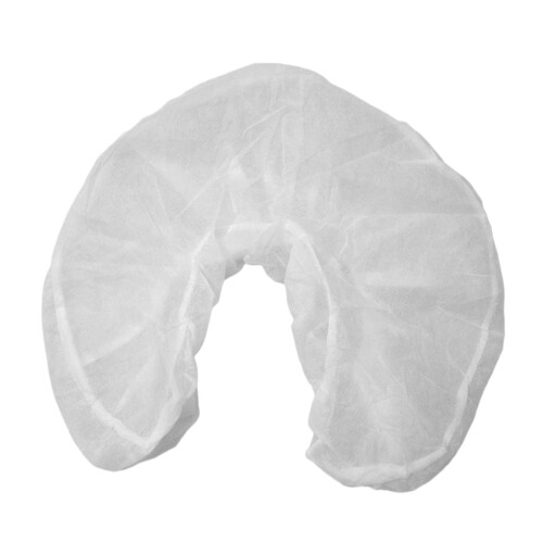 50x SPA Face Rest Covers White Disposable Headrest Covers for Massage 2