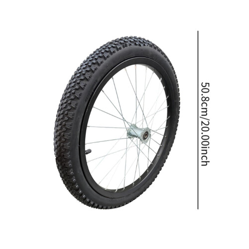 20'' Bicycle Trailer Wheel Great Traction Replaceable Bike Trailer Com 1
