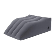 Leg Pillow Easy to Blow Knee Wedge Pillow for Camping Car Airplane
