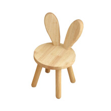Kids Ottoman Step Stool Solid Wood Footstool for Doorway Living Room B