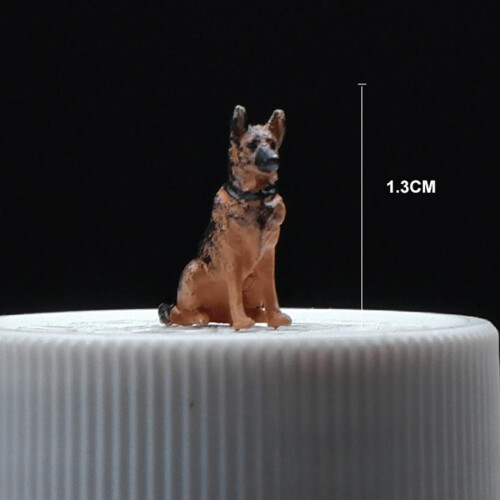 1/64 Dog Model Layout DIY Projects Miniature Scenes Decoration 1
