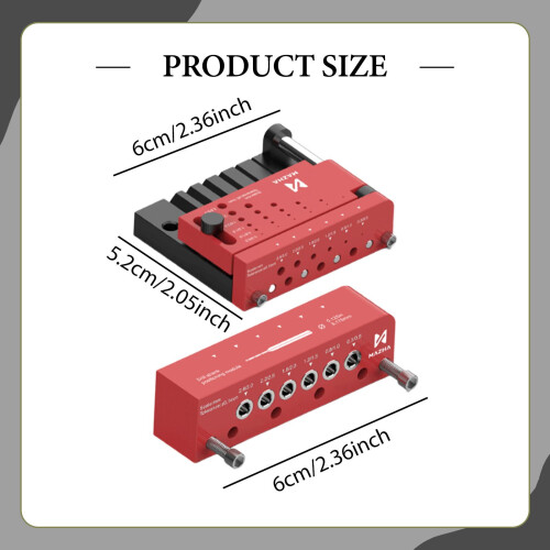 Round Bar Drill Guide Positioning Module Precision Professional Model 1