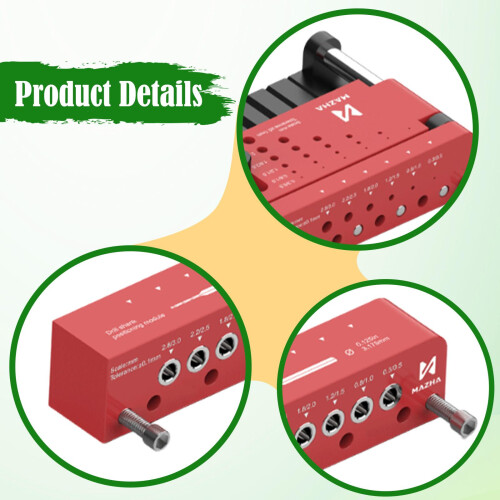 Round Bar Drill Guide Positioning Module Precision Professional Model 2