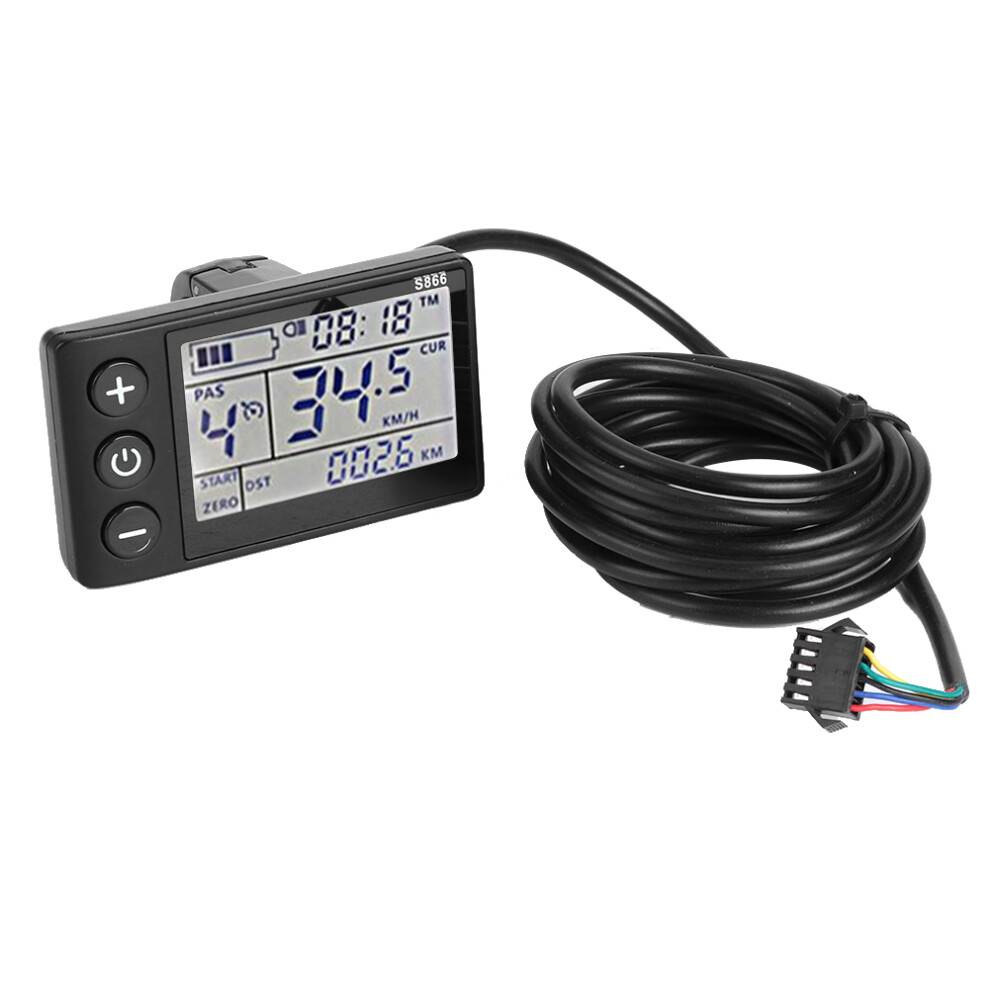 Lcd Backlit Display Controller Panel For Electric Scooter Brushless Motor Waterproof Steady Speed Control Intelligent Display Wide Range Of Uses 9139052911284