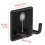 2 Pieces Badminton Racket Hook Metal Wall Mounted Racket Rack Hanging 2