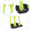 2Pcs Portable Pullup Bar Nonslip Door Frame Grip for Traveling Office 3