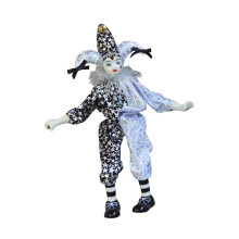 38cm Clown Doll Halloween Ornament for Collection Birthdays Gift Party