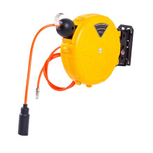 Air Hose Reel Quick Coupler Automatic Rewind for Car Washing Garage Wa