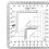 Protractor Ruler Geographic Coordinate Ruler for Measuring Traveling W 3