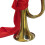 Standard Trumpet with Red Cloth Blowing Bugle for Beginners Show Perfo 3