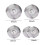 5Pcs Quiet Cymbals Practice Set Low Volume Cymbal Pack for Apartment B 2