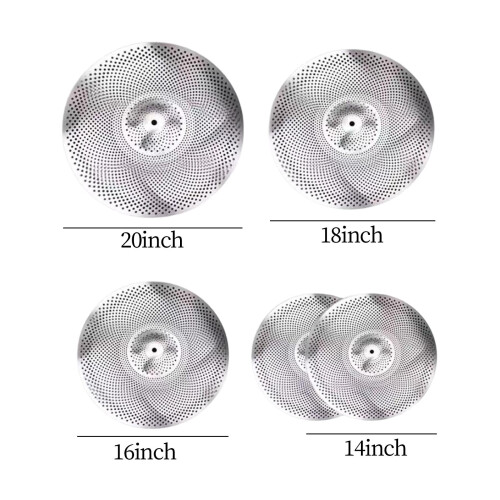 5Pcs Quiet Cymbals Practice Set Low Volume Cymbal Pack for Apartment B 1