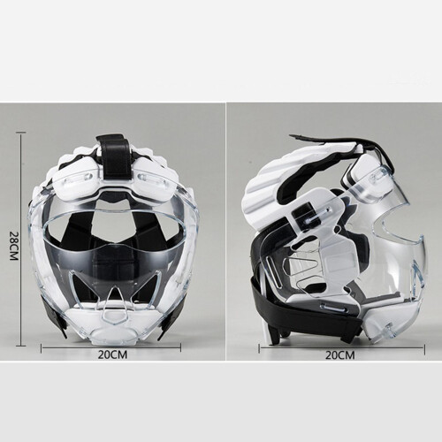 Boxing Helmet Face Shield Head Protection Head Protector BJJ Karate He 1