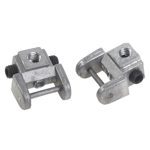 2 Pieces Scroll Saw Blades Holders Upper Lower Blade Holders Metal Uni