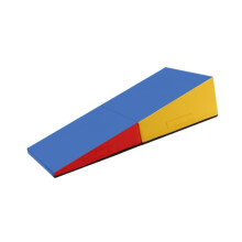 Gymnastics Mat with Handle Folding Gymnastics Wedge for Sports Exercis