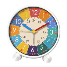 Kids Bedside Analog Alarm Clock Children Clock for Kids Room Multifunc