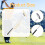 Golf Putter Groove Design with Auxiliary Line 35" Putting Practice Equ 2