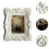 Vintage Photo Frame Rectangular Resin Picture Frame for Desktop Bedroo 3