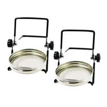 2x Jar Sprouting Lids with 2 Sprouting Stands Sprouting Jar Germinatio