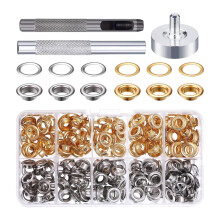 Grommet Eyelets Tool Kit Grommets Eyelets Sets for Bags Fabric Leather